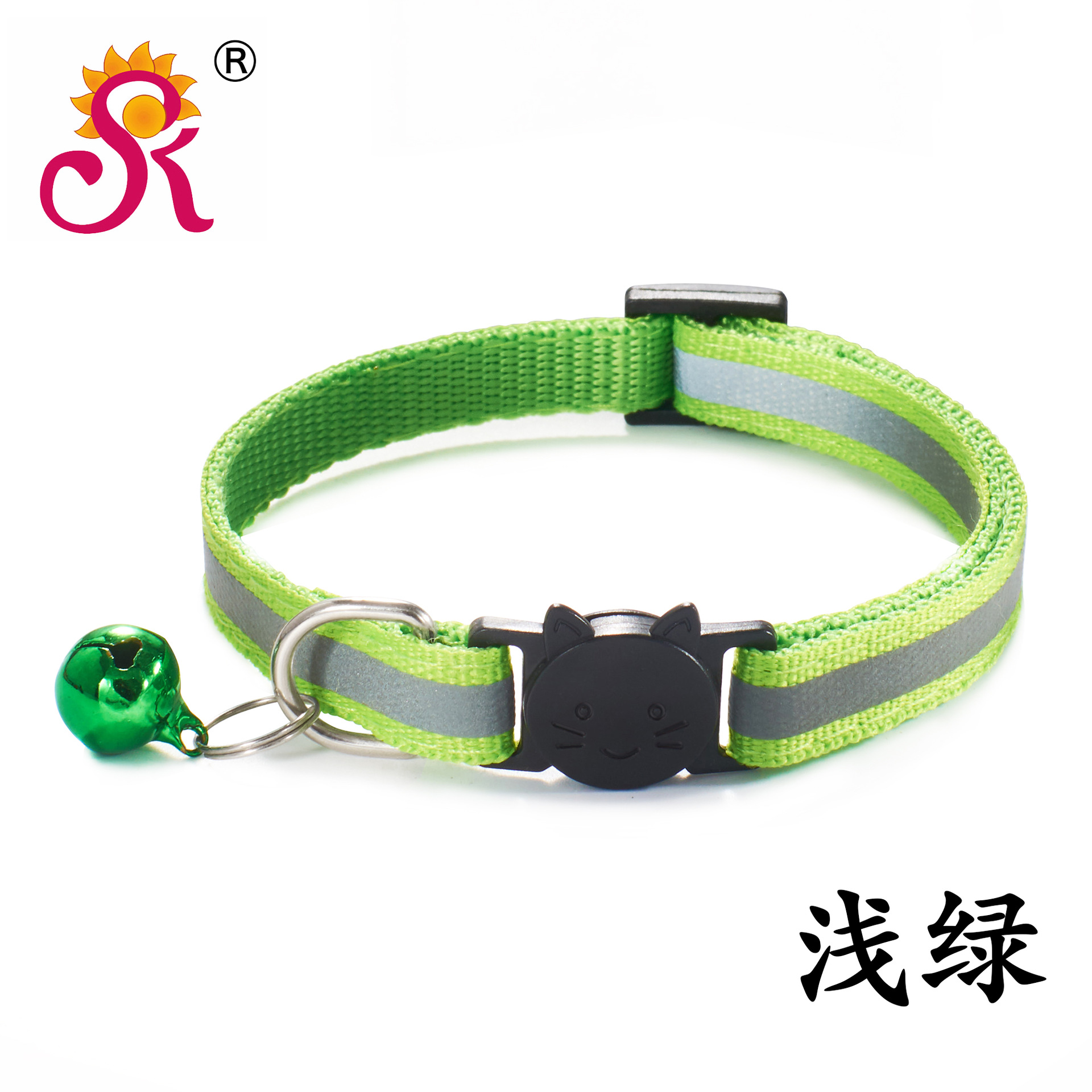 1.0 Reflective Black Cat Head Safety Buckle Collar Cat Collar Pet Cat Bell Collar Dog Collar Currently Available Factory 1.0 Reflective Black Cat Head Safety Buckle Collar Cat Collar Pet Cat Bell Collar Dog Collar Currently Available Factory