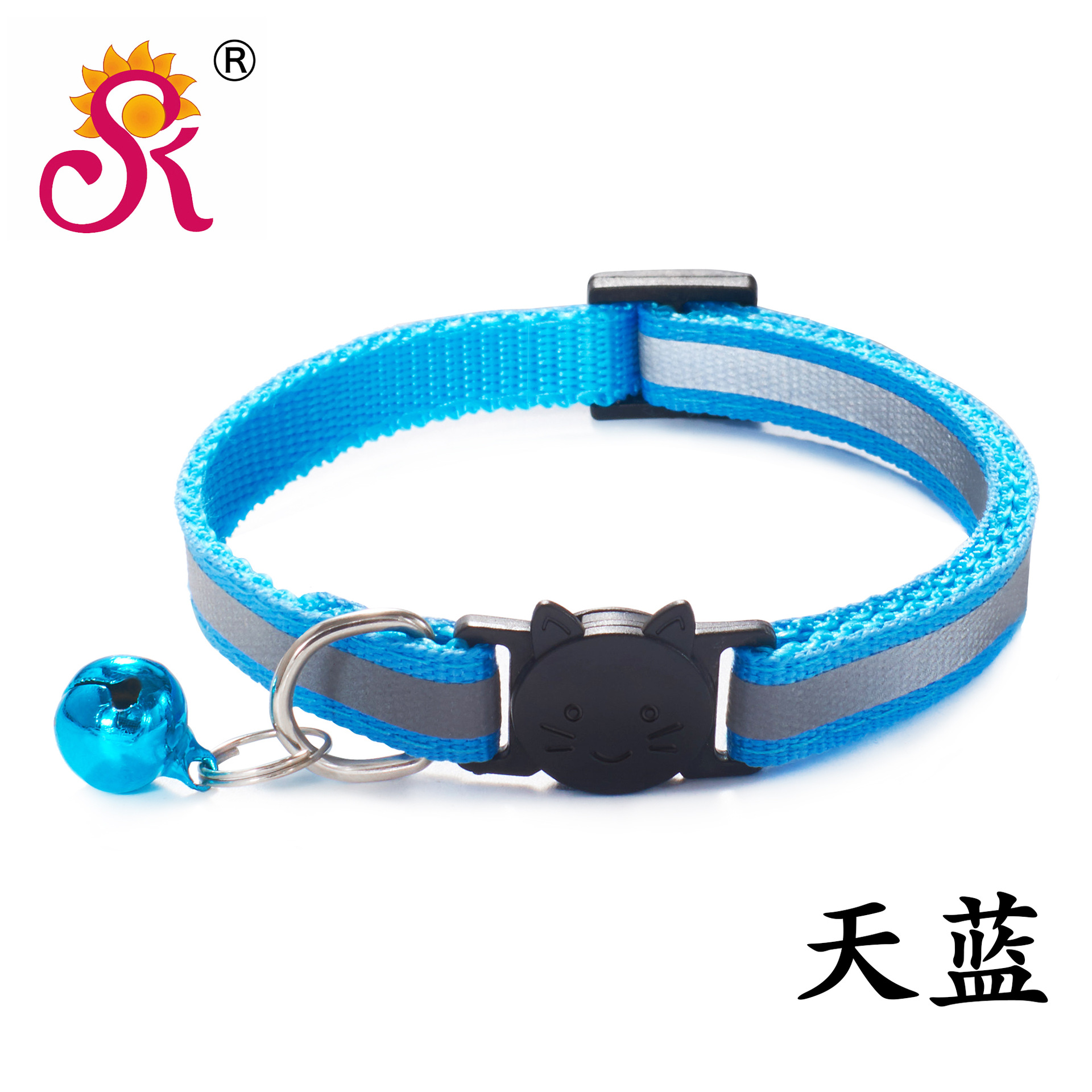 1.0 Reflective Black Cat Head Safety Buckle Collar Cat Collar Pet Cat Bell Collar Dog Collar Currently Available Factory 1.0 Reflective Black Cat Head Safety Buckle Collar Cat Collar Pet Cat Bell Collar Dog Collar Currently Available Factory