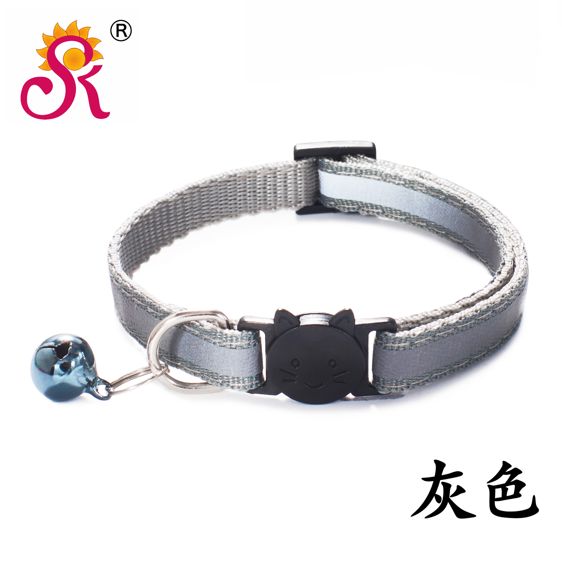 1.0 Reflective Black Cat Head Safety Buckle Collar Cat Collar Pet Cat Bell Collar Dog Collar Currently Available Factory 1.0 Reflective Black Cat Head Safety Buckle Collar Cat Collar Pet Cat Bell Collar Dog Collar Currently Available Factory