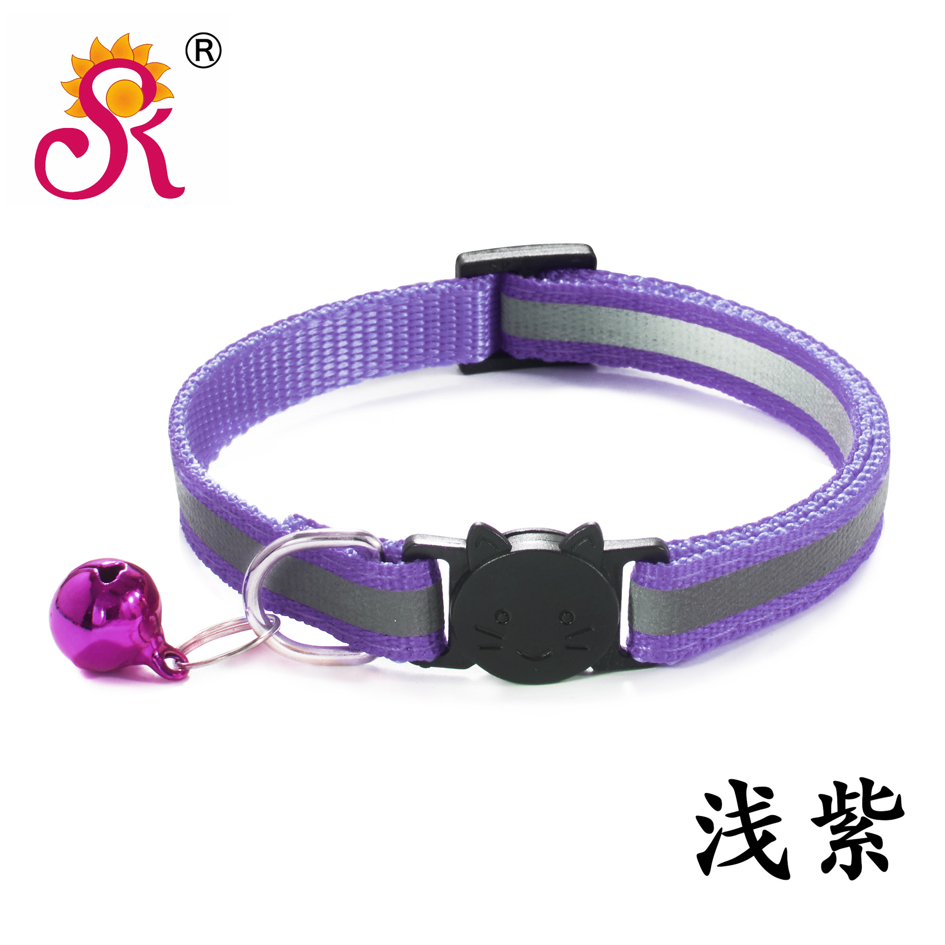 1.0 Reflective Black Cat Head Safety Buckle Collar Cat Collar Pet Cat Bell Collar Dog Collar Currently Available Factory 1.0 Reflective Black Cat Head Safety Buckle Collar Cat Collar Pet Cat Bell Collar Dog Collar Currently Available Factory