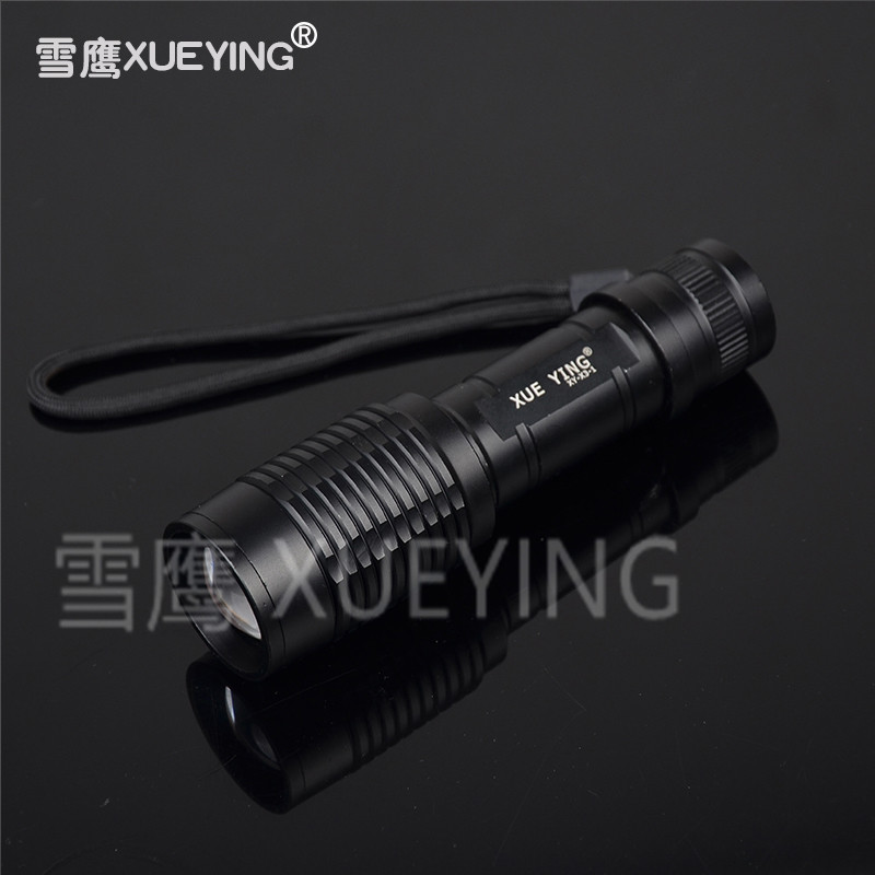 Outdoor portable emergency LED flashlight charging Mini waterproof exploratorytunnel long-range hunting wholesale