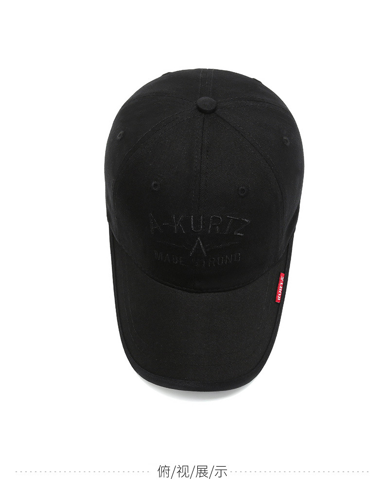 Korean Style AllMatching Baseball Cap Men's Autumn and Winter Soft Peaked Cap Fashion Brand Outdoor Casual Sun Hat Youth