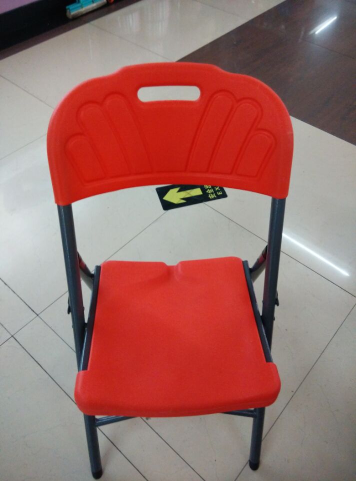 Folding chair outdoor leisure chair hotel chair dining chair hotel waiting chair flower surface conference chair