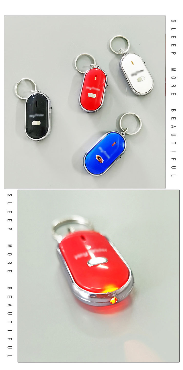 Mobile Phone Key Whistle Electronic Finder Multi-Function Key Finding Anti-Loss Alarm Device Key Seeker