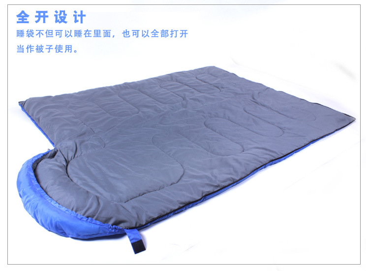 Outdoor sleeping bag outdoor camping bag summer lunch camping bag envelope with cap sleeping bag wholesale