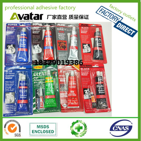 2oz 59ml Plastic bottle horse Head Gasket Shellac with Bottles and Metal Cap pack
