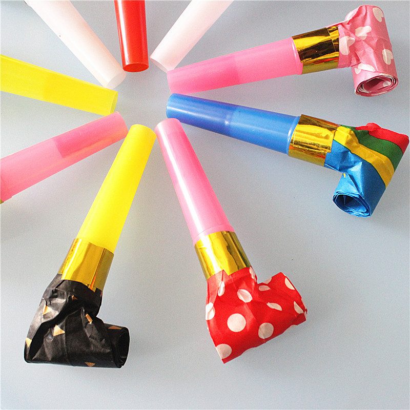 Cheerleading Blowing Dragon Whistle Children&#039;s Birthday Party Plastic Toy Dragon Blowing Roll Horn Props in Stock Wholesale