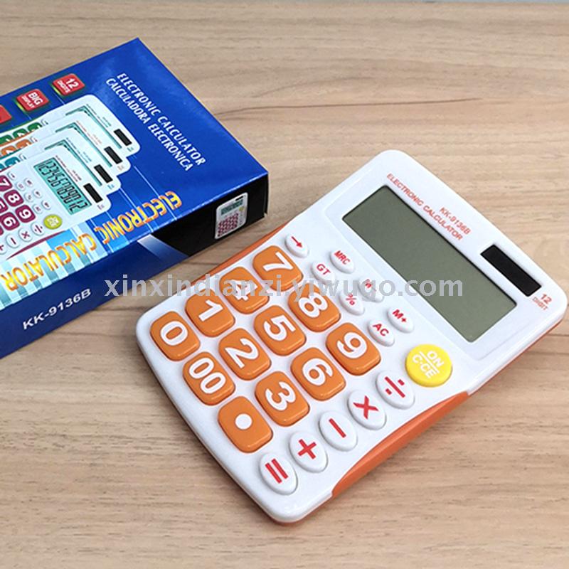 KK9136B color medium desk calculator office calculator LOGO custom calculator