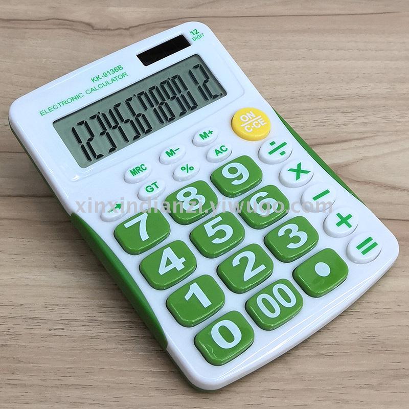 KK9136B color medium desk calculator office calculator LOGO custom calculator