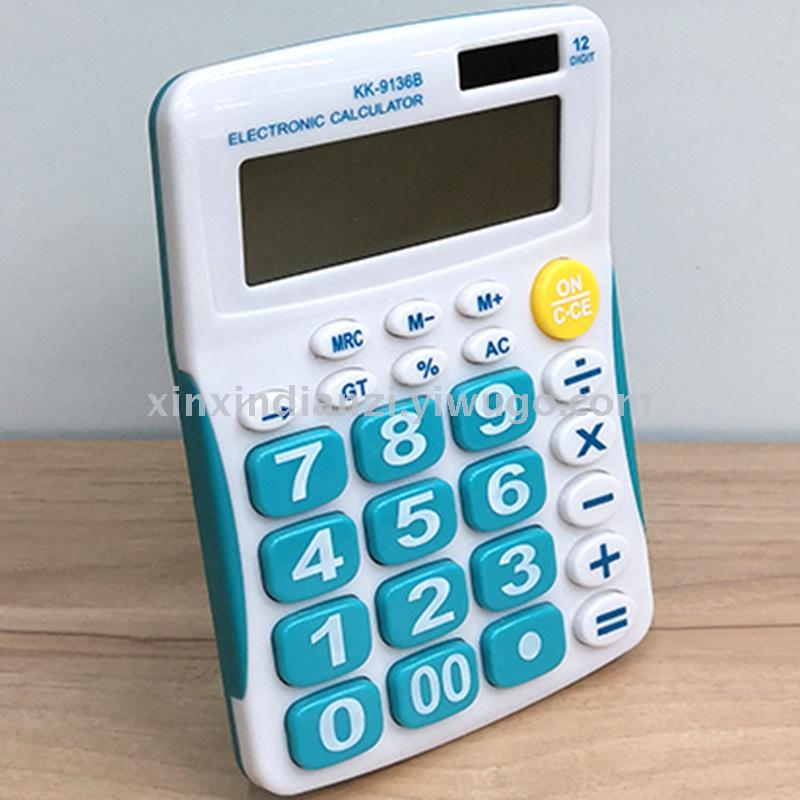 KK9136B color medium desk calculator office calculator LOGO custom calculator