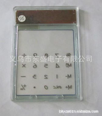Transparent computer touch calculator solar calculator Transparent computer touch calculator solar calculator