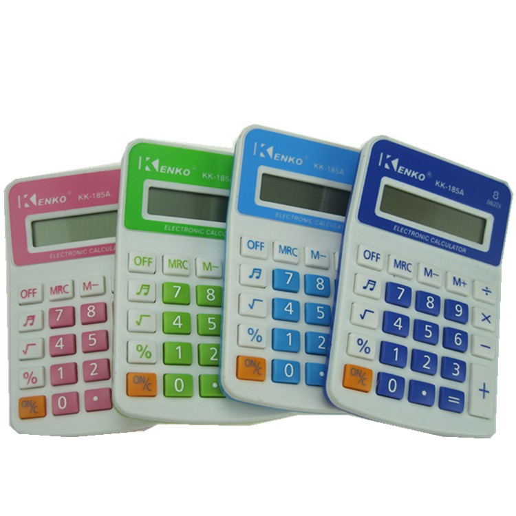 Manufacturers Supply Kenko Jiayi Calculator Kk-185A-Digit Desktop Office with Ring Calculator
