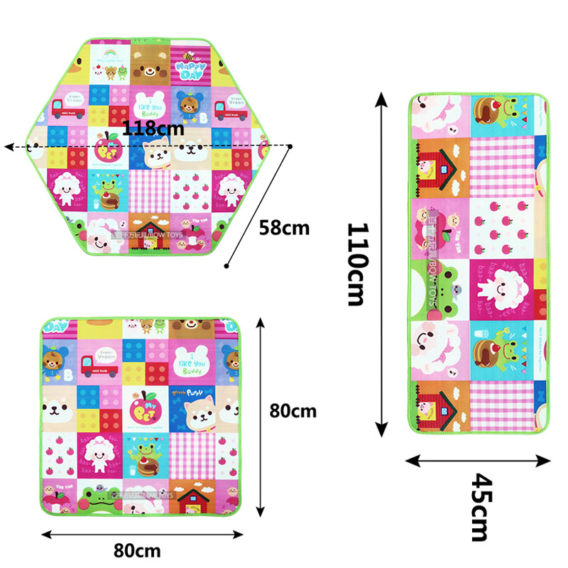Marine Ball Pool Mat Cartoon Mat 1.2 M Ball Pool Mat Tunnel Mat Children&#039;s Camp Game House Canopy Mat