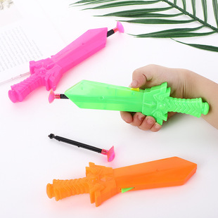 Outdoor Plastic Children's Bow and Arrow Toy OPP Set Stall Toy Ground Push Small Gift Wholesale