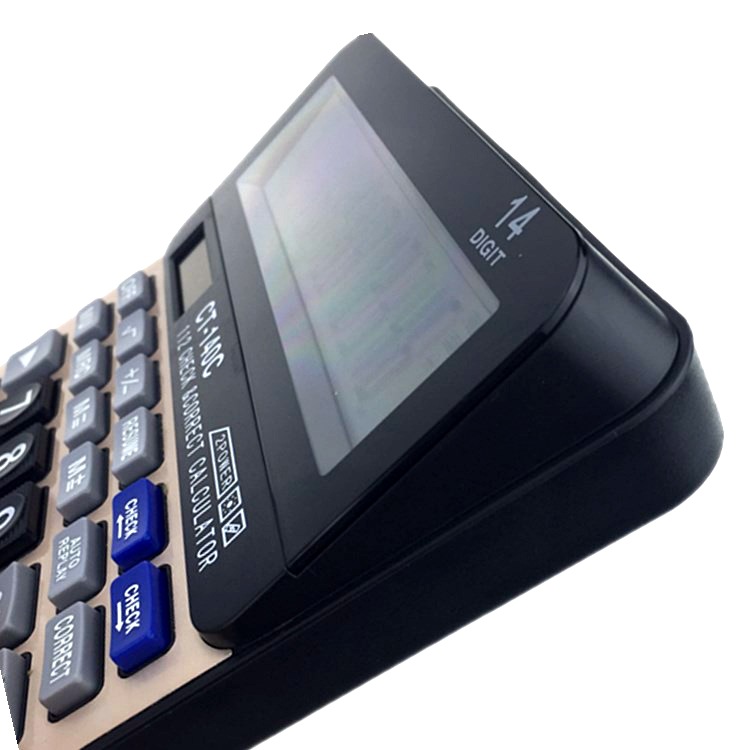 High-End Calculator CT-140c Duplicate Supply Solar Belt Battery Office Calculator High-End Calculator CT-140c Duplicate Supply Solar Belt Battery Office Calculator