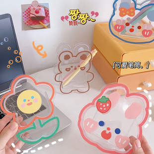 plastic clip Test Paper Clip Creative Plastic Snack Seal Clip Binding Ticket Folder File Long Tail Clip