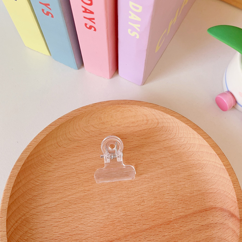 plastic clip Test Paper Clip Creative Plastic Snack Seal Clip Binding Ticket Folder File Long Tail Clip