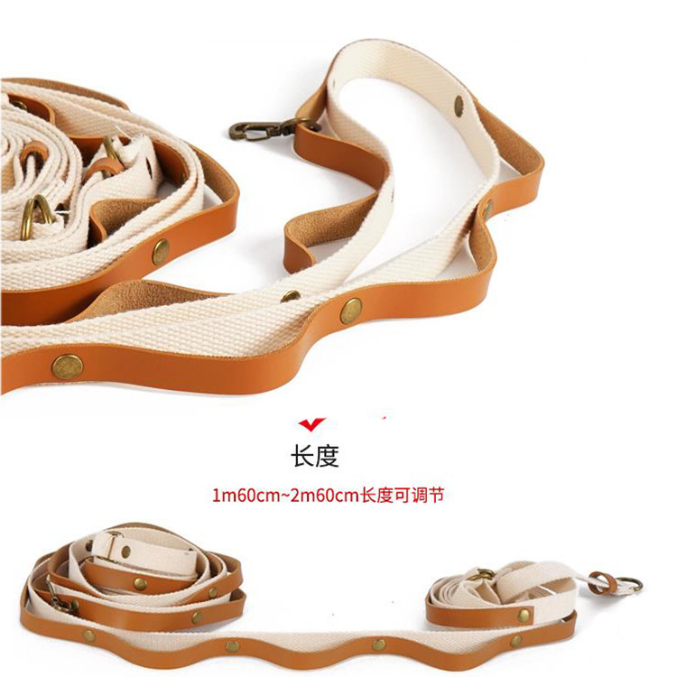 Cross-Border Amazon Spot Outdoor Camping Camping Equipment Clothesline 25 Ring Leather Canopy Tent Lanyard