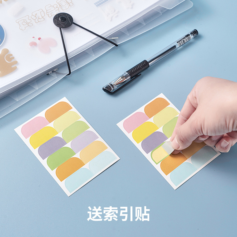 File Holder A4 Student Large Capacity Multi-Layer Test Paper Clip Buggy Bag Data Classification Insert Document Folder Simple