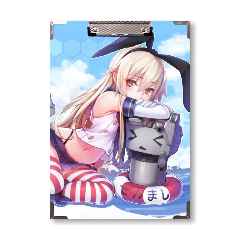 Anime File Folder Collection A4 Writing Splint Pad Student Material Test Paper Clip Douluo Spell Back to the Original God of War