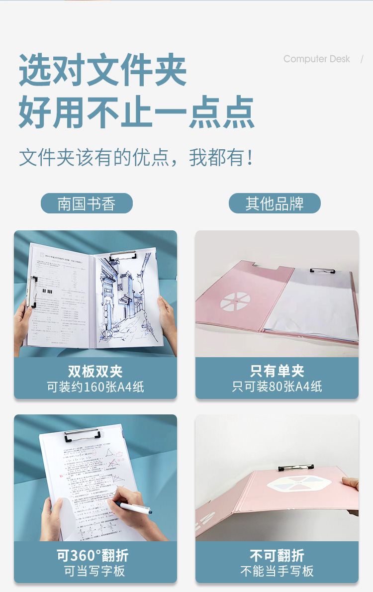 Nanguoshuxiang A4 File Folder Stationery Exam Pad Paper Hard Shell Student A3 Test Paper Clip Writing Board Nanguoshuxiang A4 File Folder Stationery Exam Pad Paper Hard Shell Student A3 Test Paper Clip Writing Board