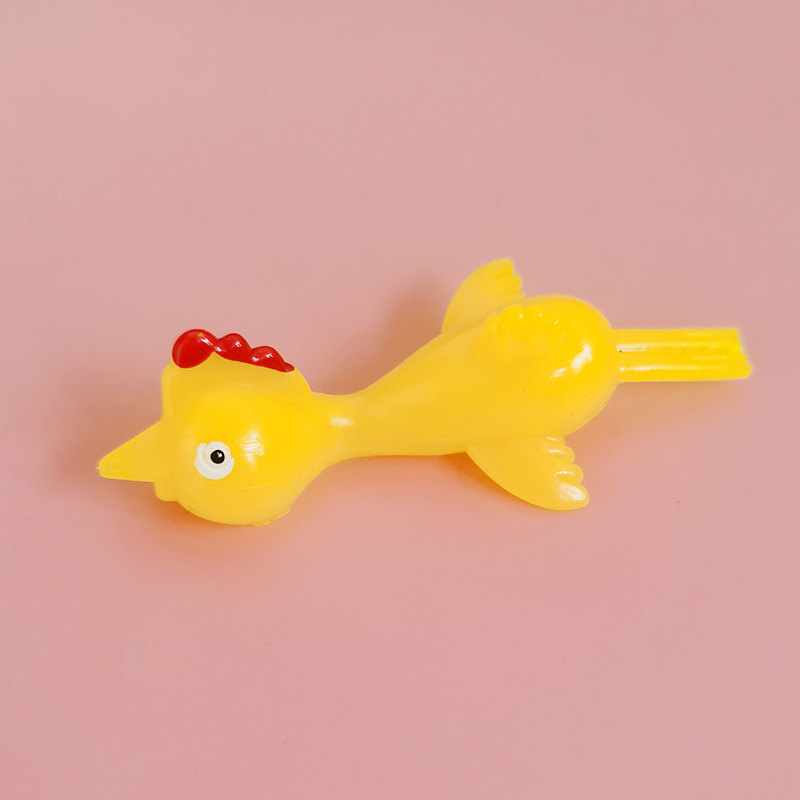 Catapult Turkey Trick Fun Toy Catapult Chick TPR Expandable Material Launch Slingshot