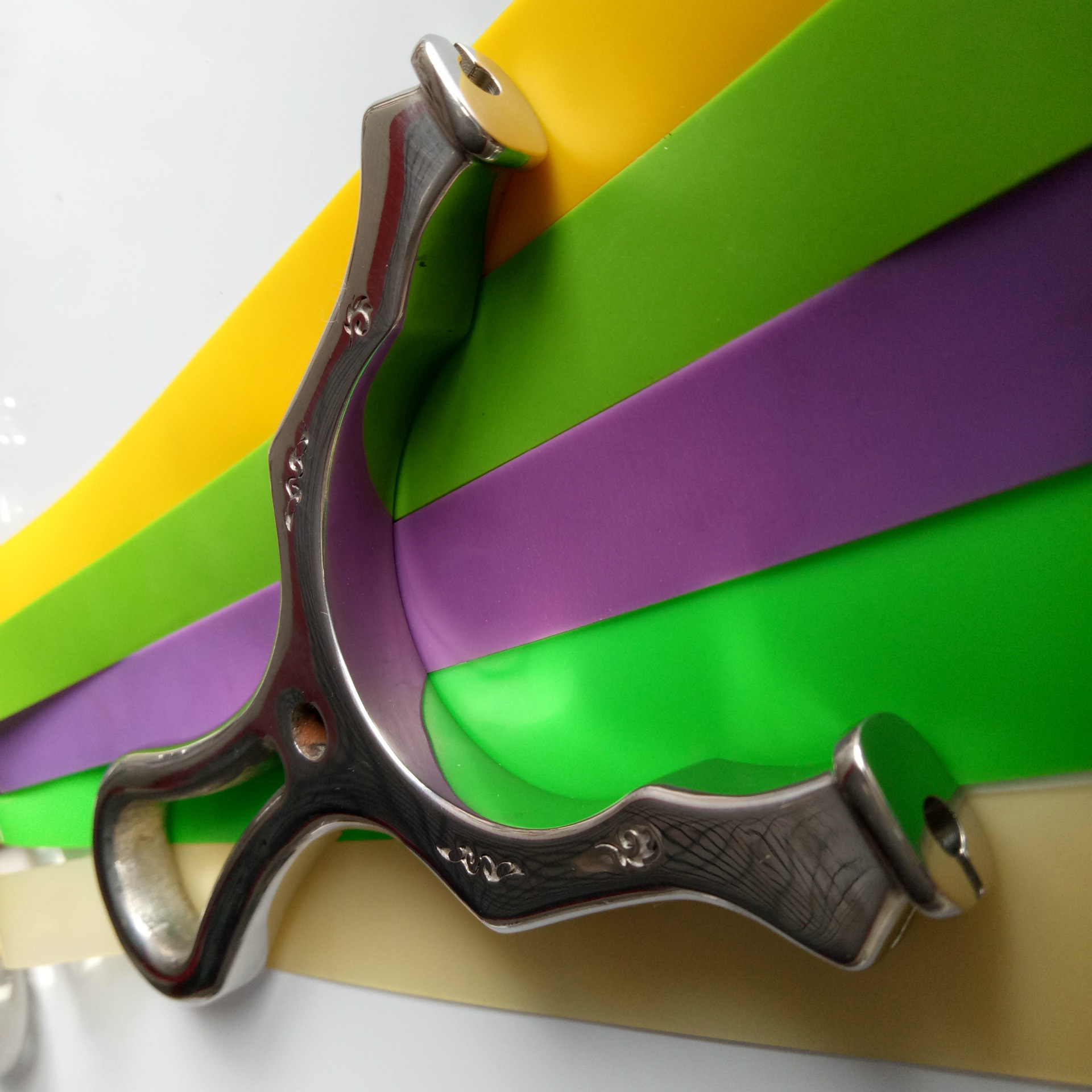 Single Top Card Flat Leather Dual-Use Slingshot Mirror Full Throw Slingshot Nostalgic Toy Stainless Slingshot