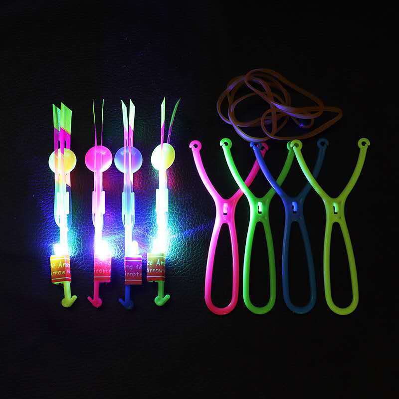 Sword Hyoscyamus Niger Large Slingshot Small Rocket Volume Express L Stall Night Market Square Luminous Toy Manufacturer