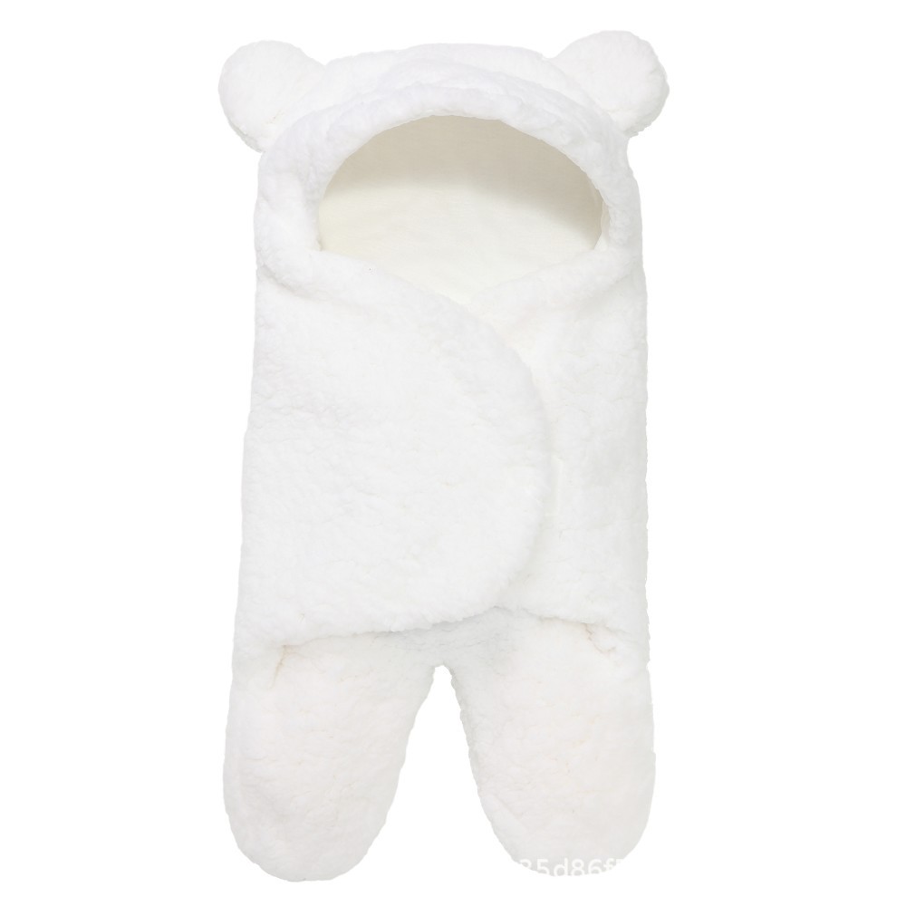 Baby Sleeping Bag Baby Lamb Wool Sleeping Bag Thickened Anti-Startle Fall and Winter Newborn Swaddling Warp Quilt