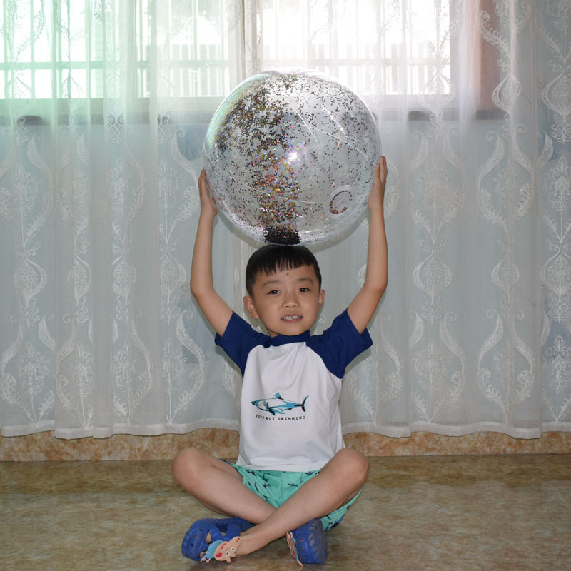 PVC inflatable Beach ball Transparent Flake ball Child Adult toy ball transparent Flake Beach ball filling ball PVC inflatable Beach ball Transparent Flake ball Child Adult toy ball transparent Flake Beach ball filling ball