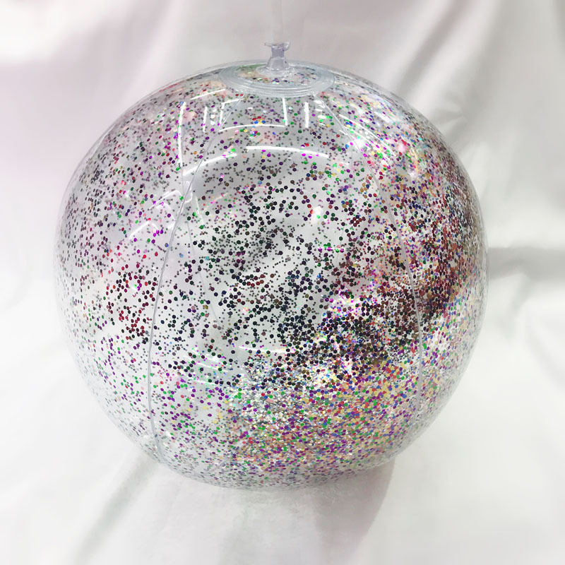 PVC inflatable Beach ball Transparent Flake ball Child Adult toy ball transparent Flake Beach ball filling ball PVC inflatable Beach ball Transparent Flake ball Child Adult toy ball transparent Flake Beach ball filling ball