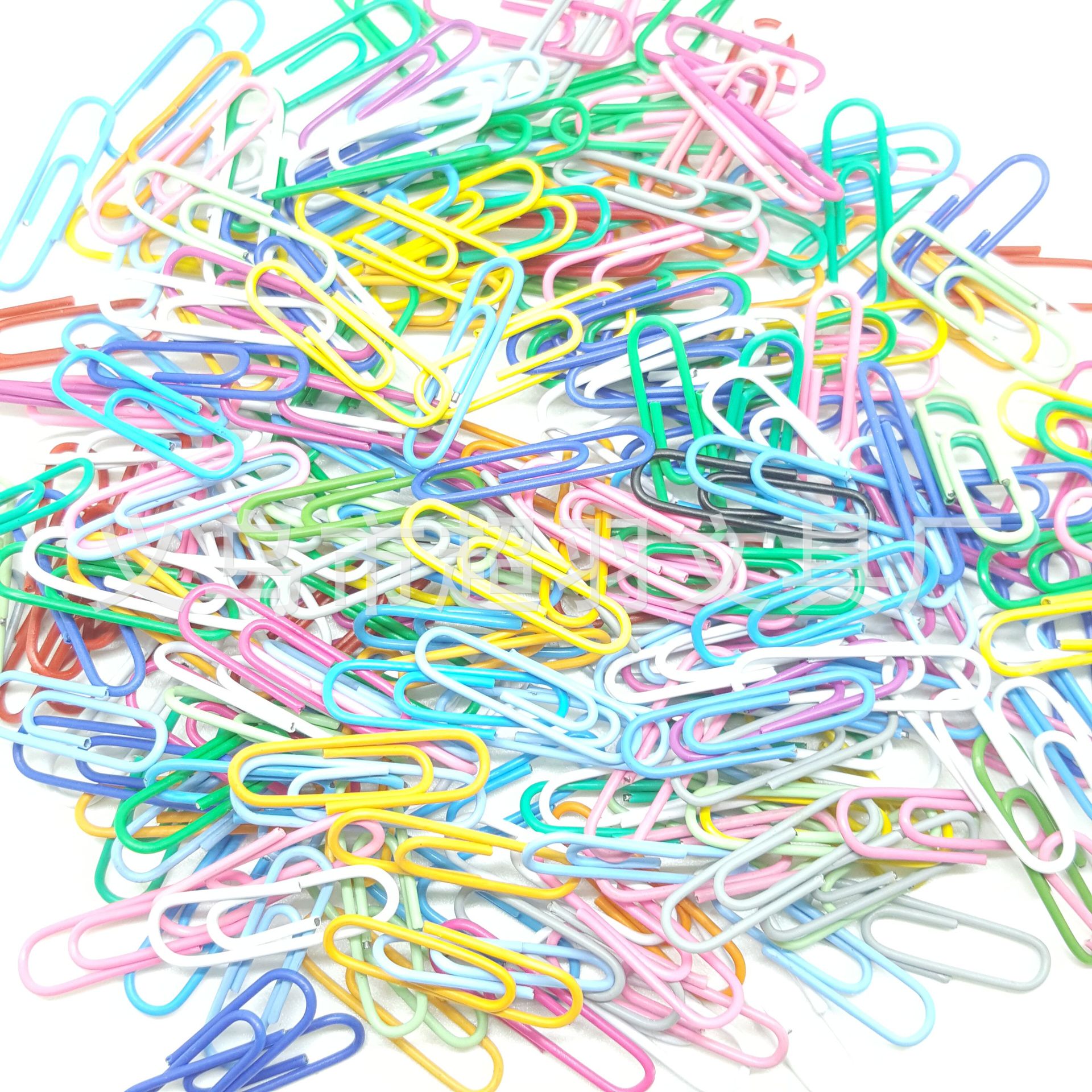 [Factory Sales] Color Plastic-Covered Paper Clip Nickel Plated Silver Cartoon Paper Clip 100mm Paper Clip