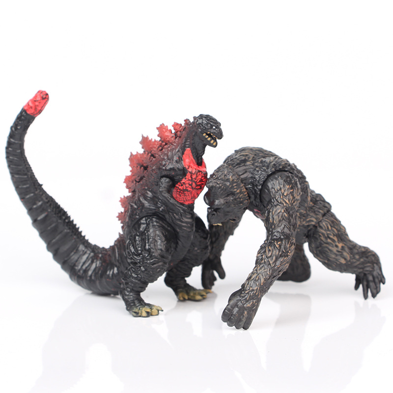 Godzilla Model Doll Decoration 2 Generation 8 Models War King Kong Godzilla Monster King Toy Doll