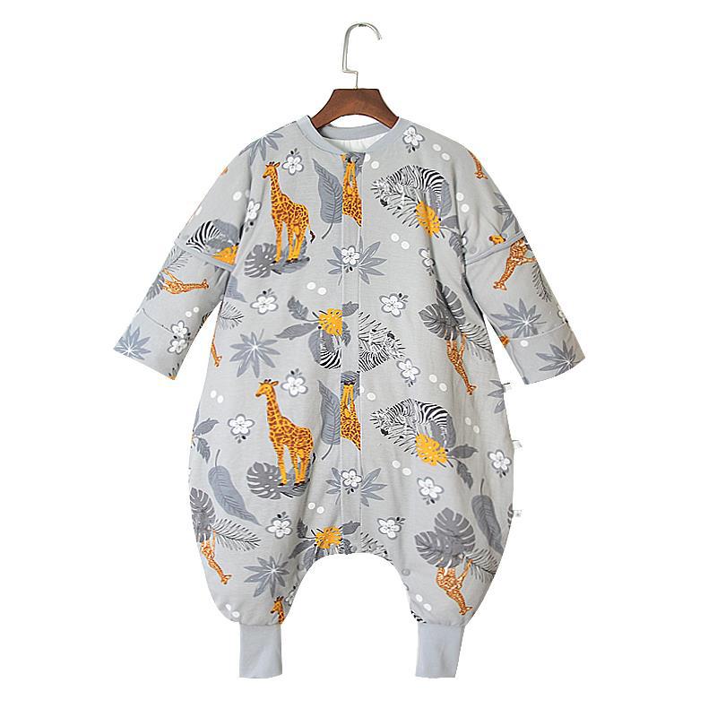 Baby Sleeping Bag Winter UTC Constant Temperature Sleeping Bag Removable Sleeve Baby Split Leg Sleeping Bag Children's Anti-Kick Quilt Extra Thick Sleeping Bag