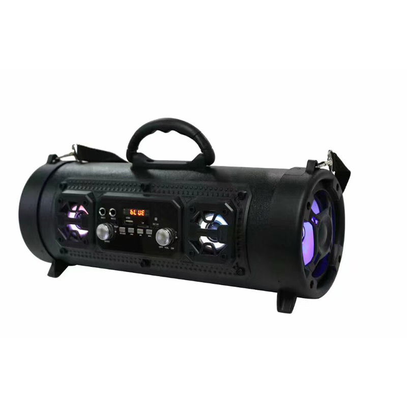 Outdoor Portable Portable Barrel Bluetooth Speaker 15W EXTRA BASS Wireless War Drum Square Dance E-Commerce Hot-Selling Product