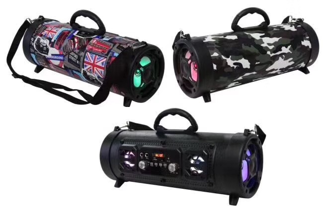 Outdoor Portable Portable Barrel Bluetooth Speaker 15W EXTRA BASS Wireless War Drum Square Dance E-Commerce Hot-Selling Product Outdoor Portable Portable Barrel Bluetooth Speaker 15W EXTRA BASS Wireless War Drum Square Dance E-Commerce Hot-Selling Product