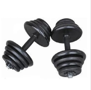 Factory direct real heavy rubberized dumbbells pair 18 kg dumbbell home gym equipment