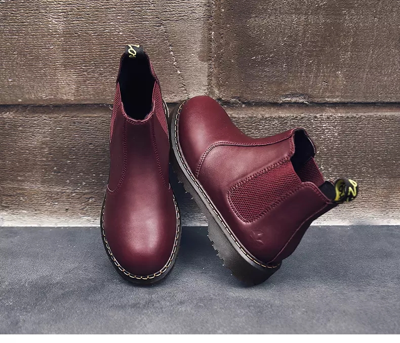 Autumn and winter Martin boots high help shoe boots woman worker outfit shoe big head shoe war Wolf Autumn and winter Martin boots high help shoe boots woman worker outfit shoe big head shoe war Wolf