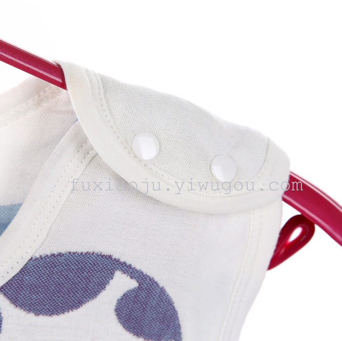 Six layers of organic cotton gauze mushroom sleeping bag child anti kick quilt vest type jacquard sleeping bag Six layers of organic cotton gauze mushroom sleeping bag child anti kick quilt vest type jacquard sleeping bag