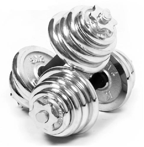 Factory direct plated dumbbell 40kg