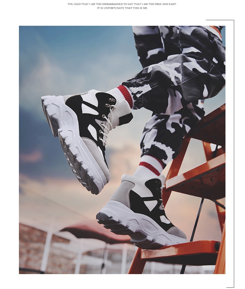 Winter adds flannel high upper shoe Martin boots overalls boots man shoe tide shoe restore ancient ways war Wolf Winter adds flannel high upper shoe Martin boots overalls boots man shoe tide shoe restore ancient ways war Wolf