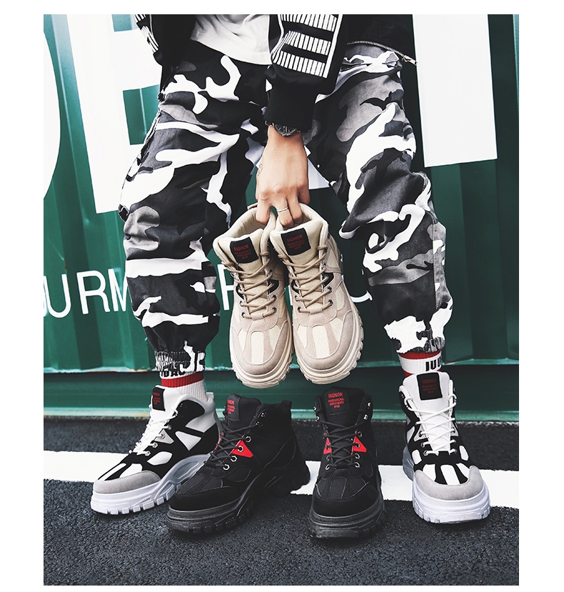 Winter adds flannel high upper shoe Martin boots overalls boots man shoe tide shoe restore ancient ways war Wolf Winter adds flannel high upper shoe Martin boots overalls boots man shoe tide shoe restore ancient ways war Wolf