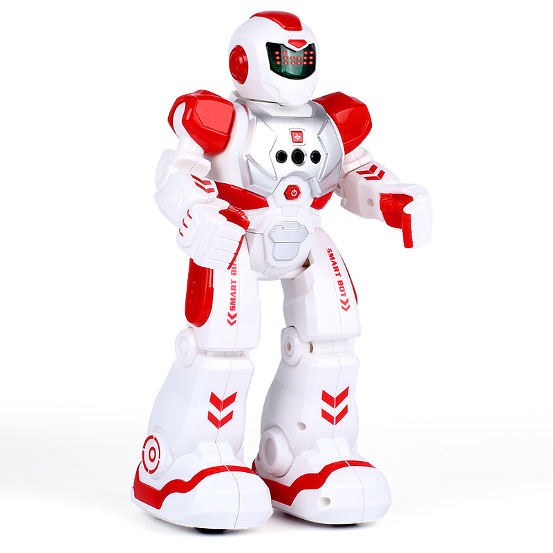 * Children&#039;s Day Gift Children&#039;s Day Remote Control Intelligent War Police Early Education Robot Children Education Induction Gift Learning Play J