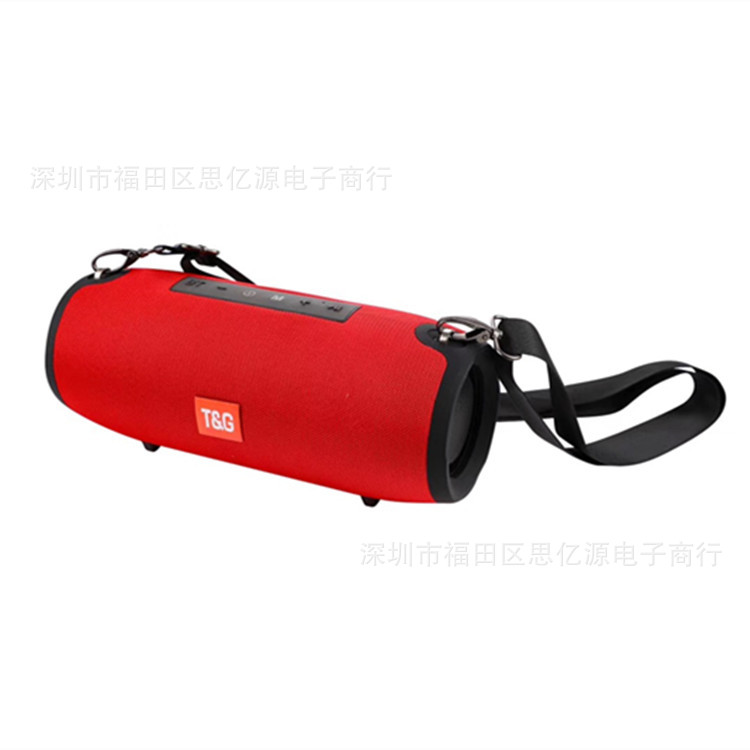 Bluetooth Speaker Tg118 War Drum Fabric Portable Subwoofer Creative Gift Audio Wireless Speaker
