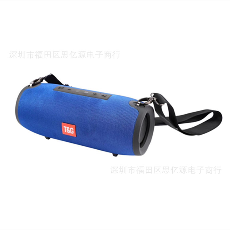Bluetooth Speaker Tg118 War Drum Fabric Portable Subwoofer Creative Gift Audio Wireless Speaker