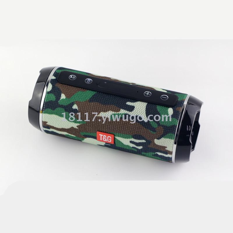 TG116 war drum wireless bluetooth speaker dual speaker stereo subwoofer gun fabric barrel acoustics