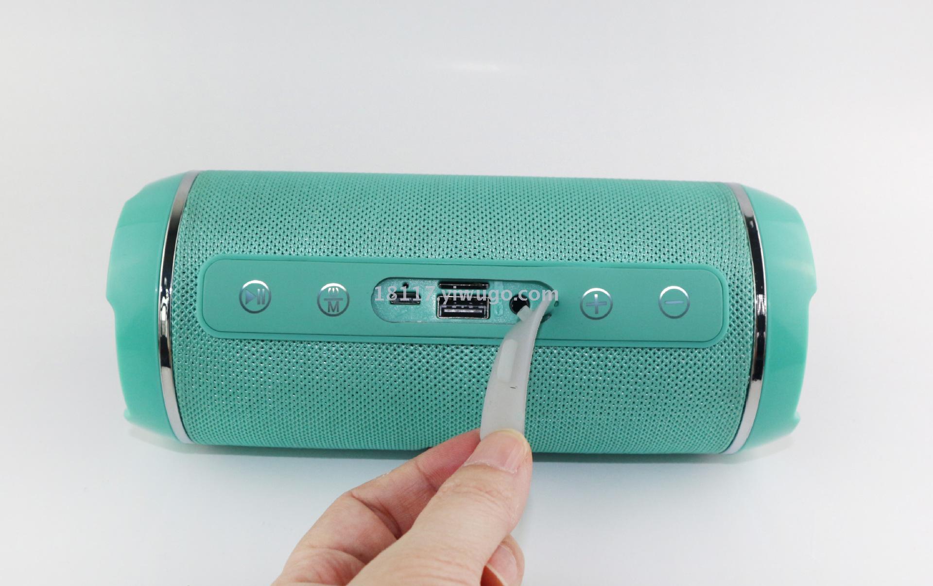 TG116 war drum wireless bluetooth speaker dual speaker stereo subwoofer gun fabric barrel acoustics