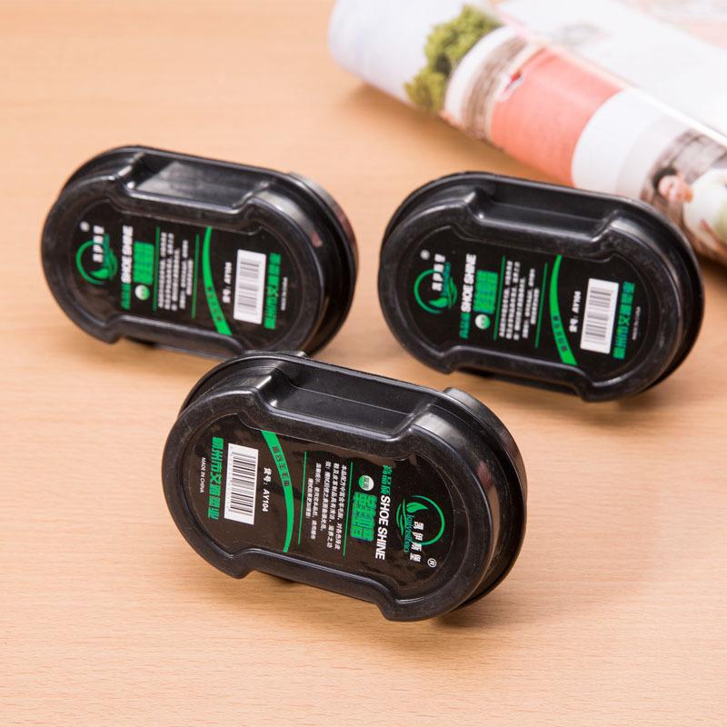Double-Sided Sponge Shoe Wax Colorless and Bright Shoes Protection Shoe Wax Polishing Leather Treatment Oil Sponge Leather Shoes Brush