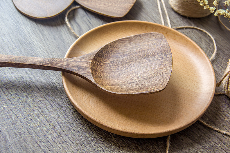  New Door Frame Spatula Spoon Cooking Shovel Meal Spoon Non-Stick Pan Special Wooden Turner Logo