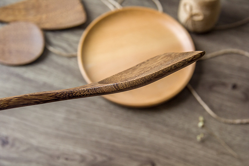  New Door Frame Spatula Spoon Cooking Shovel Meal Spoon Non-Stick Pan Special Wooden Turner Logo